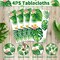 4 Pack Hawaiian Luau Tablecloths Tropical Palm Leaves Table Cloth